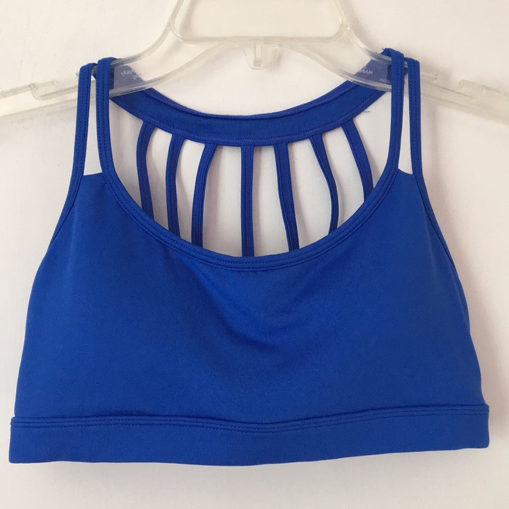 Bally blue sports bra